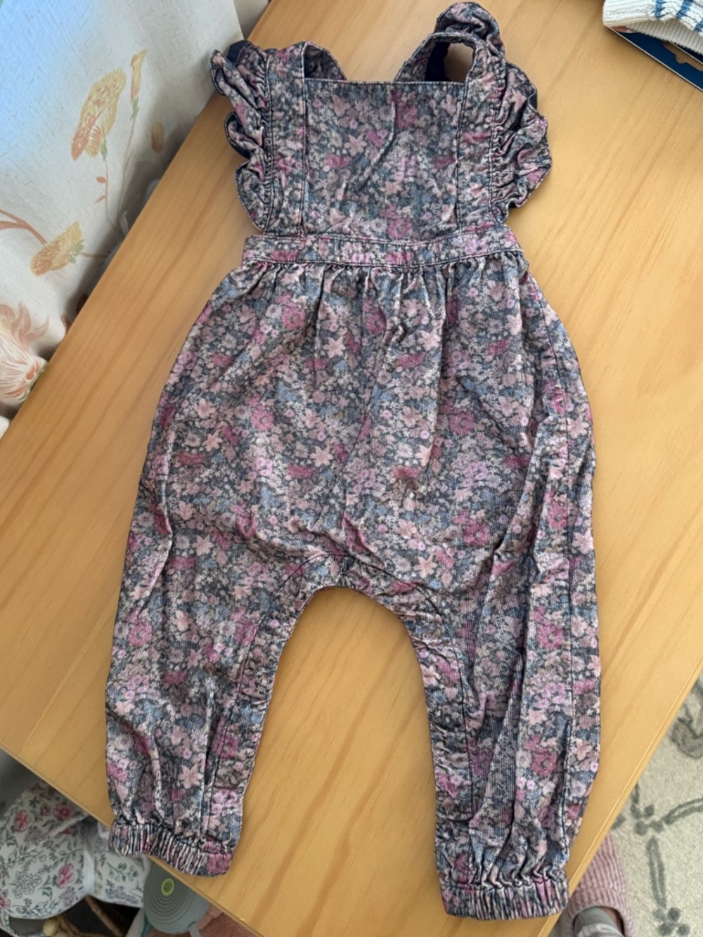 Jamie Kay ORGANIC COTTON PINCORD LUCY PLAYSUIT - WILDFLOWER